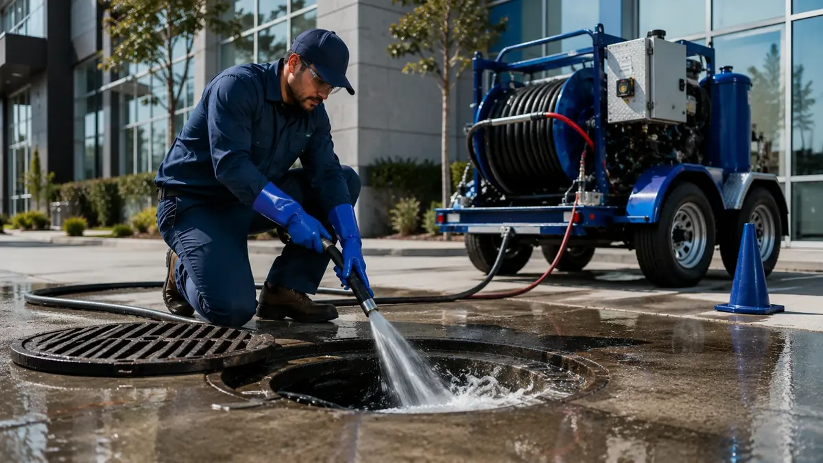Commercial Hydro Jet Drain Cleaning in National City