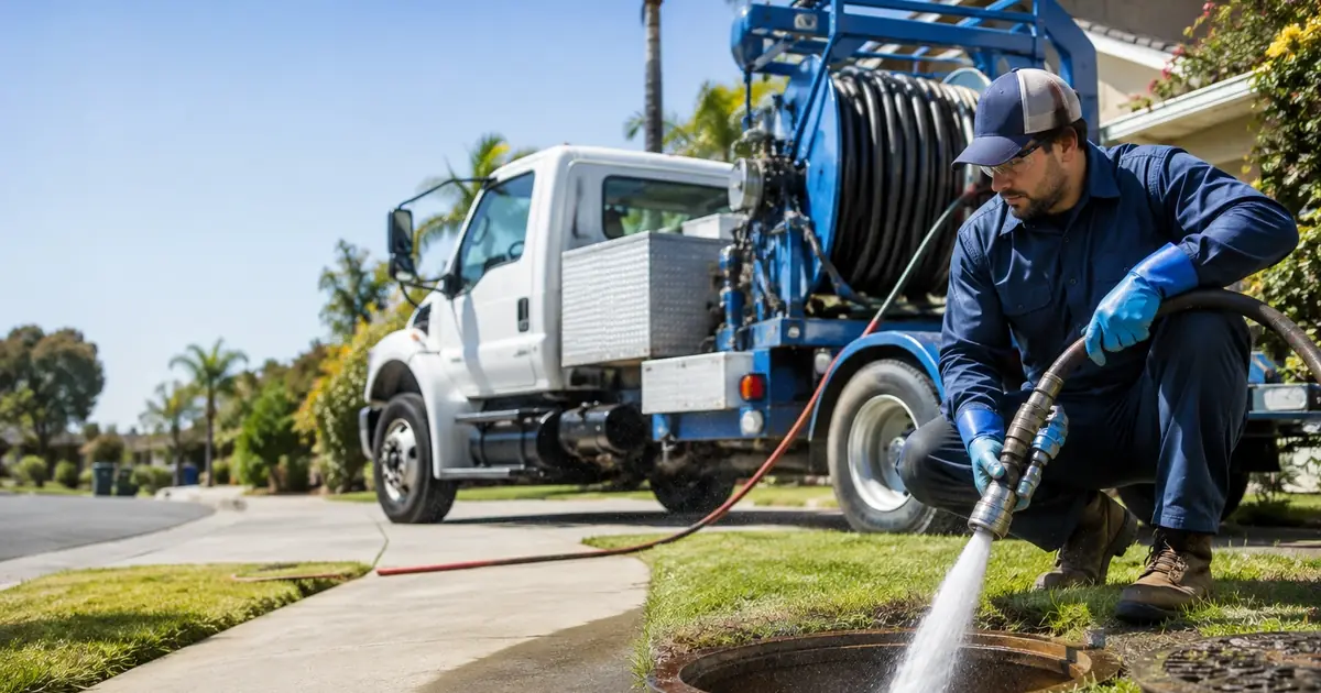 Hydro jet sewer cleaning National City
