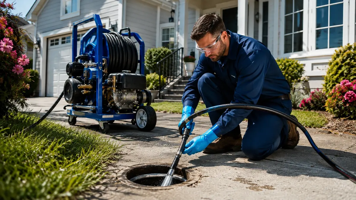 Residential Hydro Jet Drain Cleaning in National City
