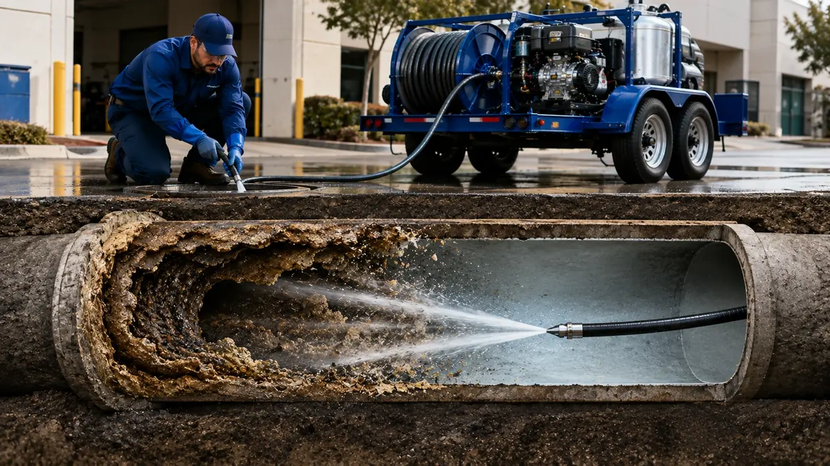 Sewer Pipe Descaling in National City